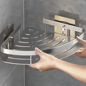 Leia mais sobre o artigo Kit 2 Prateleiras para Banheiro de Alumínio – Organização Moderna com Melhor Preço na Shopee