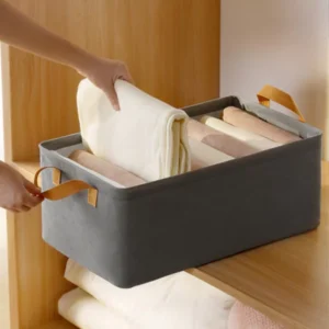 Leia mais sobre o artigo Kit 6 Caixas Organizadoras Dobráveis: A Solução Inteligente para Deixar Seu Guarda-Roupa Organizado