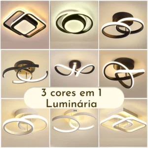 Leia mais sobre o artigo Luminária Plafon LED de Teto Moderna 3 Cores: Iluminação Elegante, Econômica e Funcional para Sua Casa