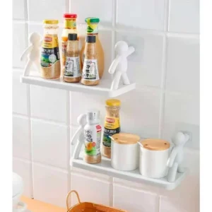 Leia mais sobre o artigo Prateleira Adesiva Multiuso Criativa: Mais Organização na Cozinha e Banheiro Sem Furadeira